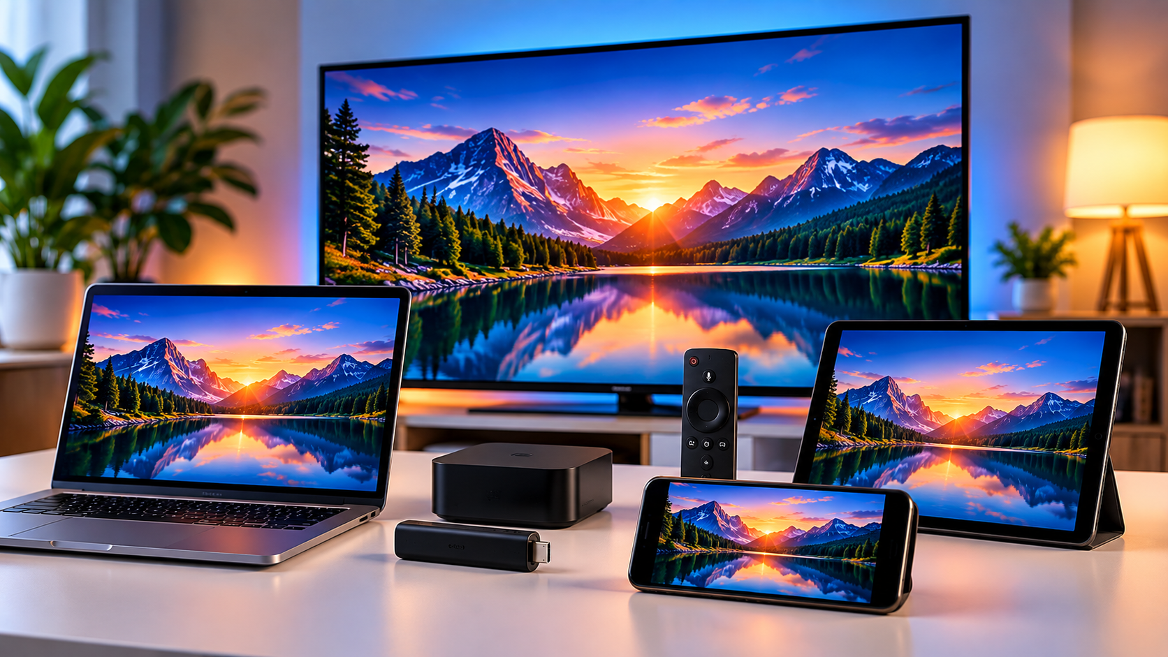 Flujo TV en diferentes dispositivos compatibles